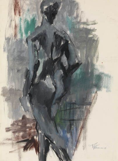 ALMA THOMAS (1891 - 1978) Untitled (Standing Nude).